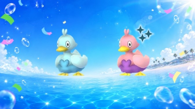 diferencias entre Ducklett normal y Ducklett variocolor en Pokémon GO