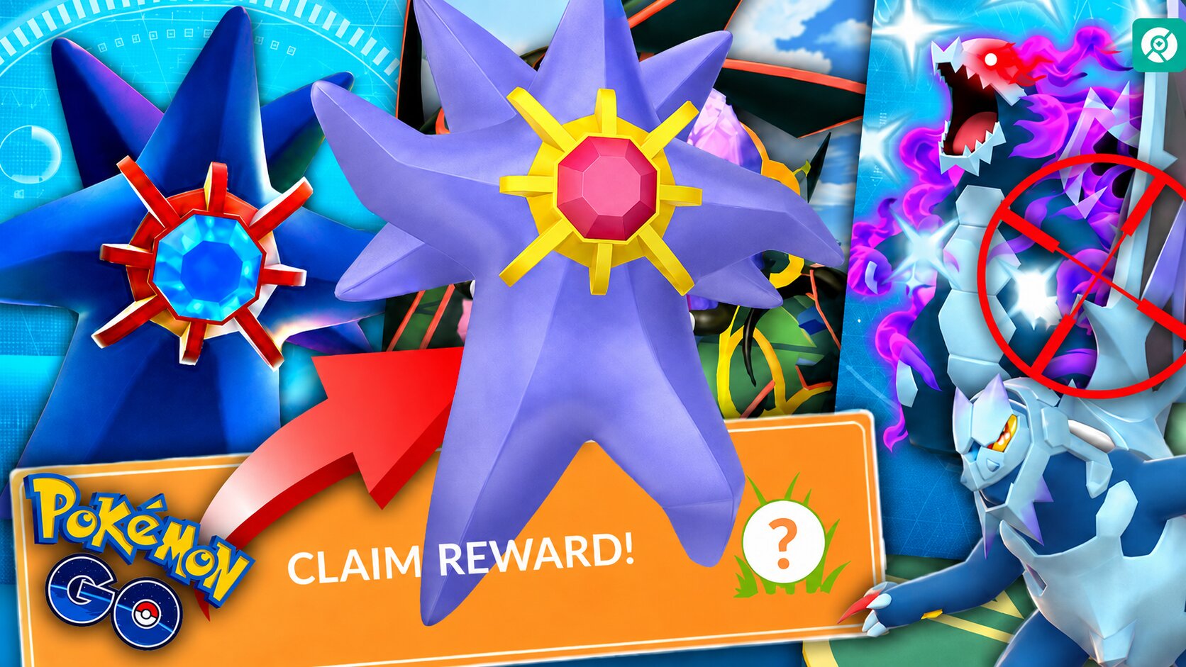Mega Starmie Pokémon el Dia de supermegaincursiones